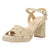 Beige sandalen