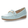 Blauwe loafers