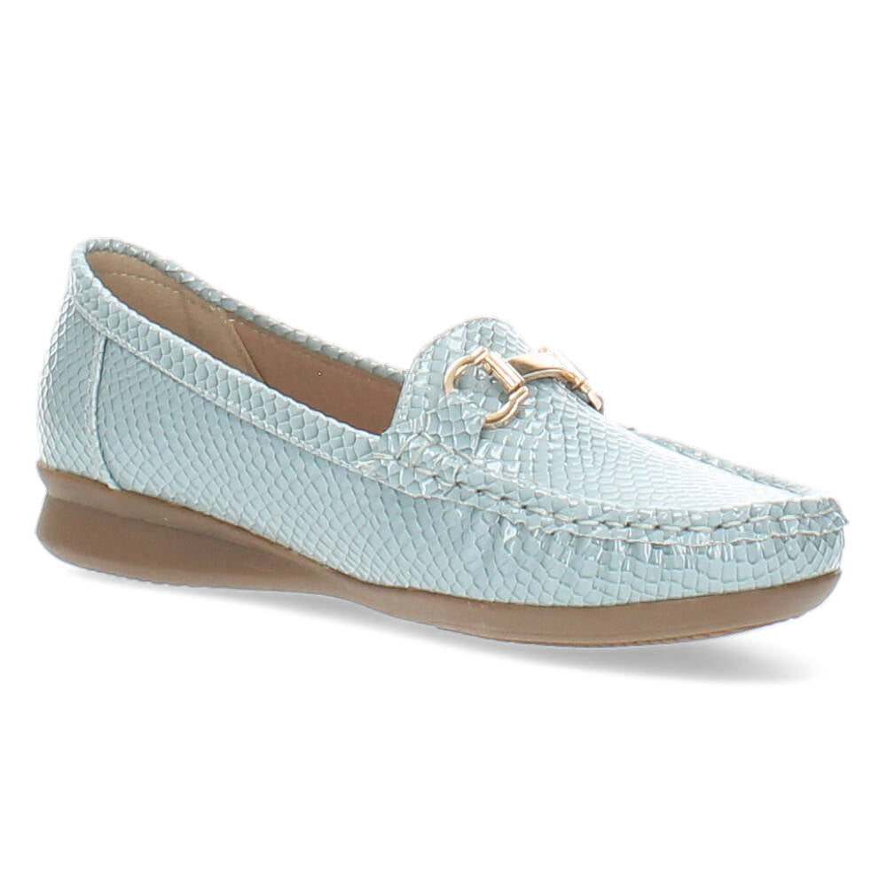 Blauwe loafers