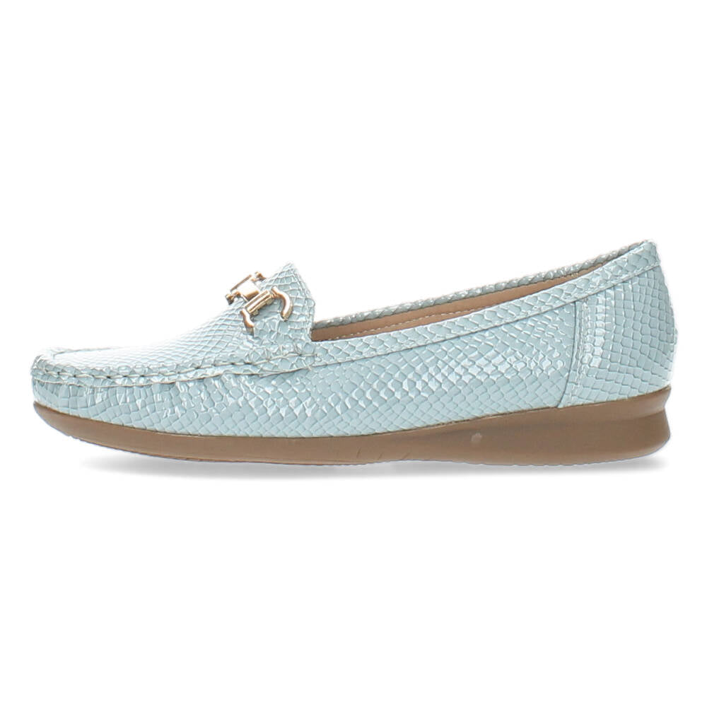Blauwe loafers