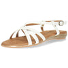 Witte sandalen