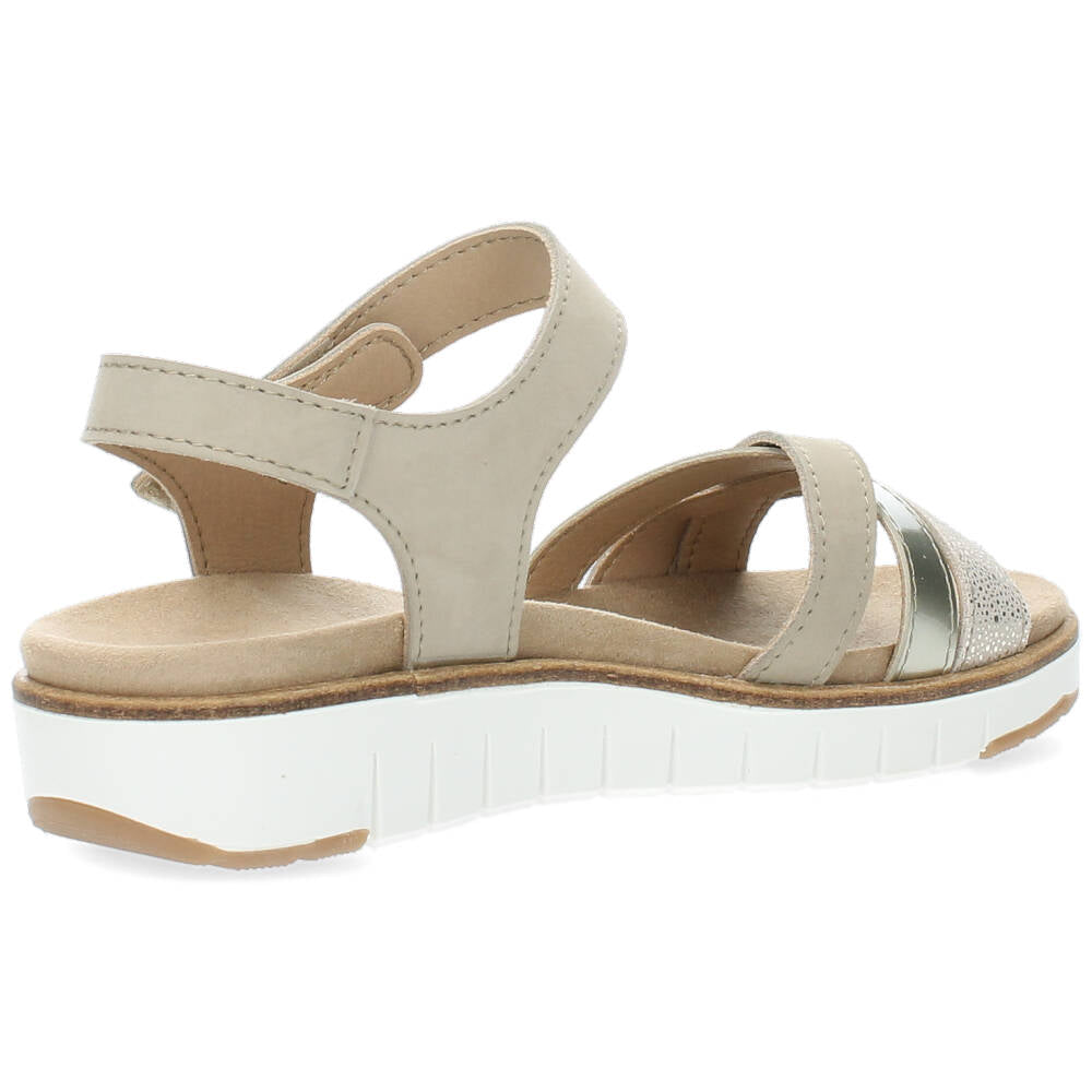 Beige sandalen