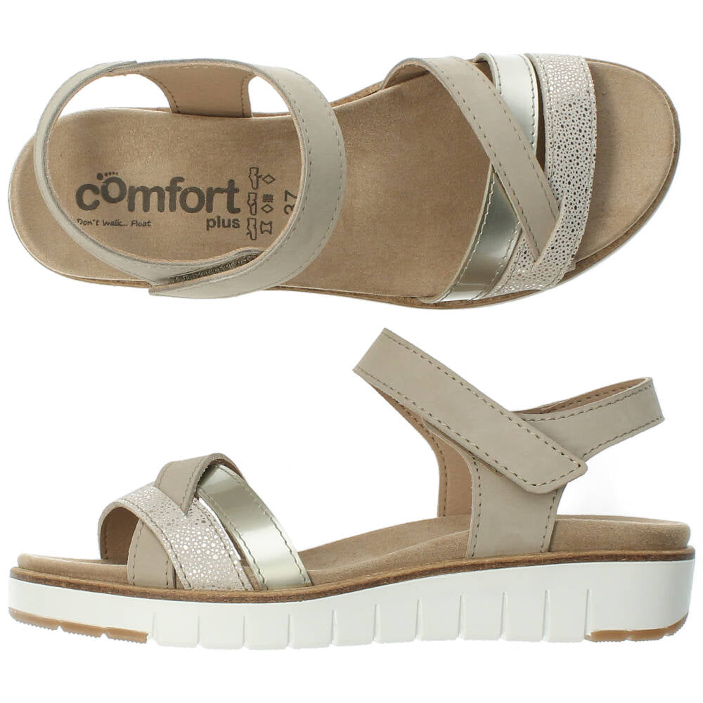 Beige sandalen