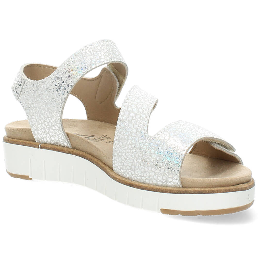 Zilveren sandalen