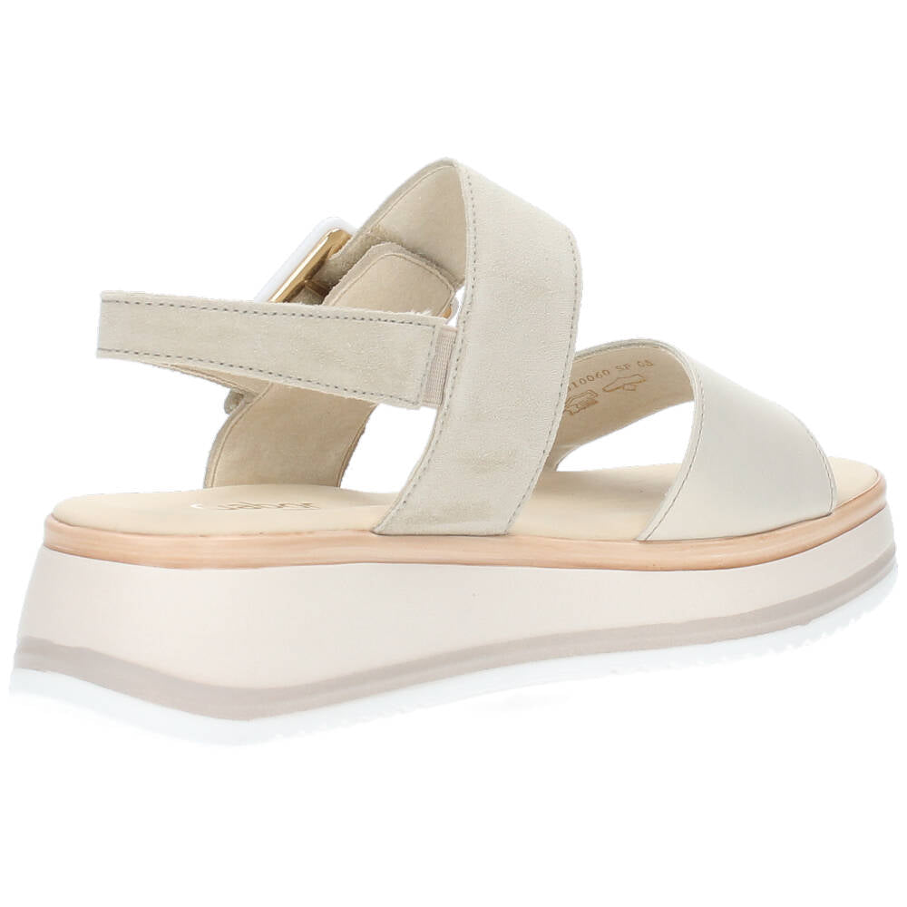 Beige sandalen