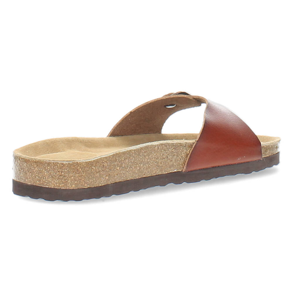 Cognac slippers