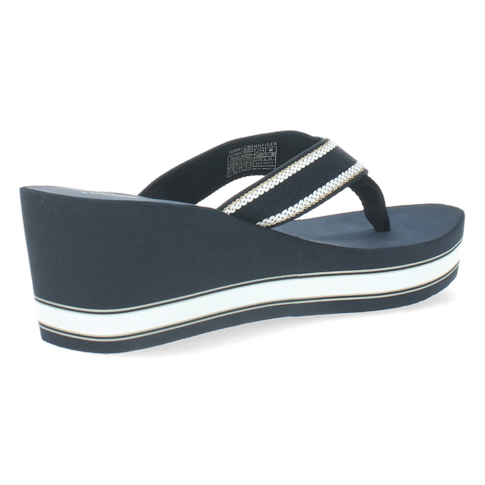 Blauwe teenslippers