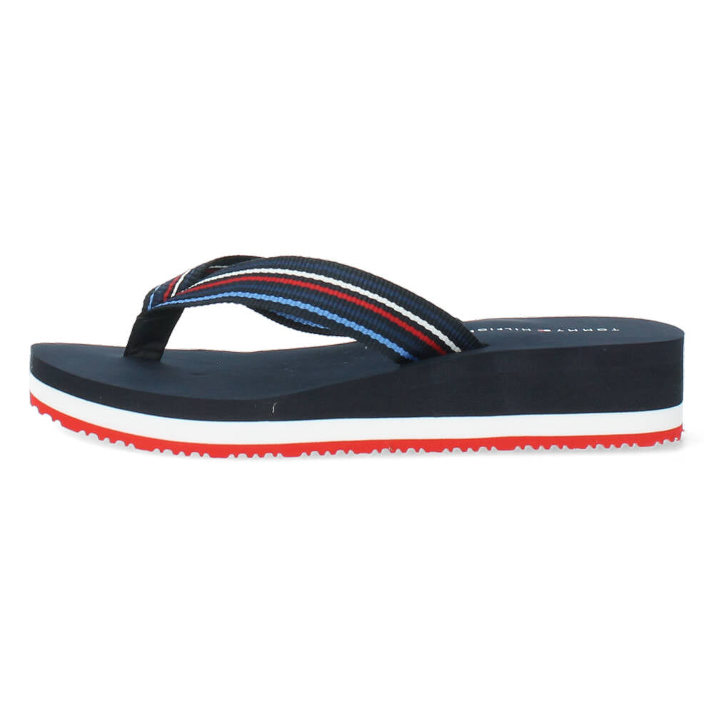Blauwe teenslippers
