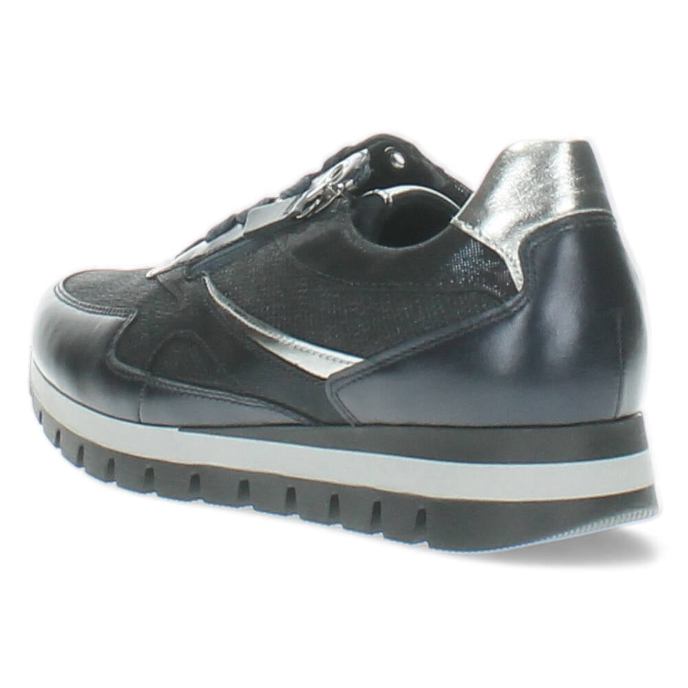 Blauwe sneakers