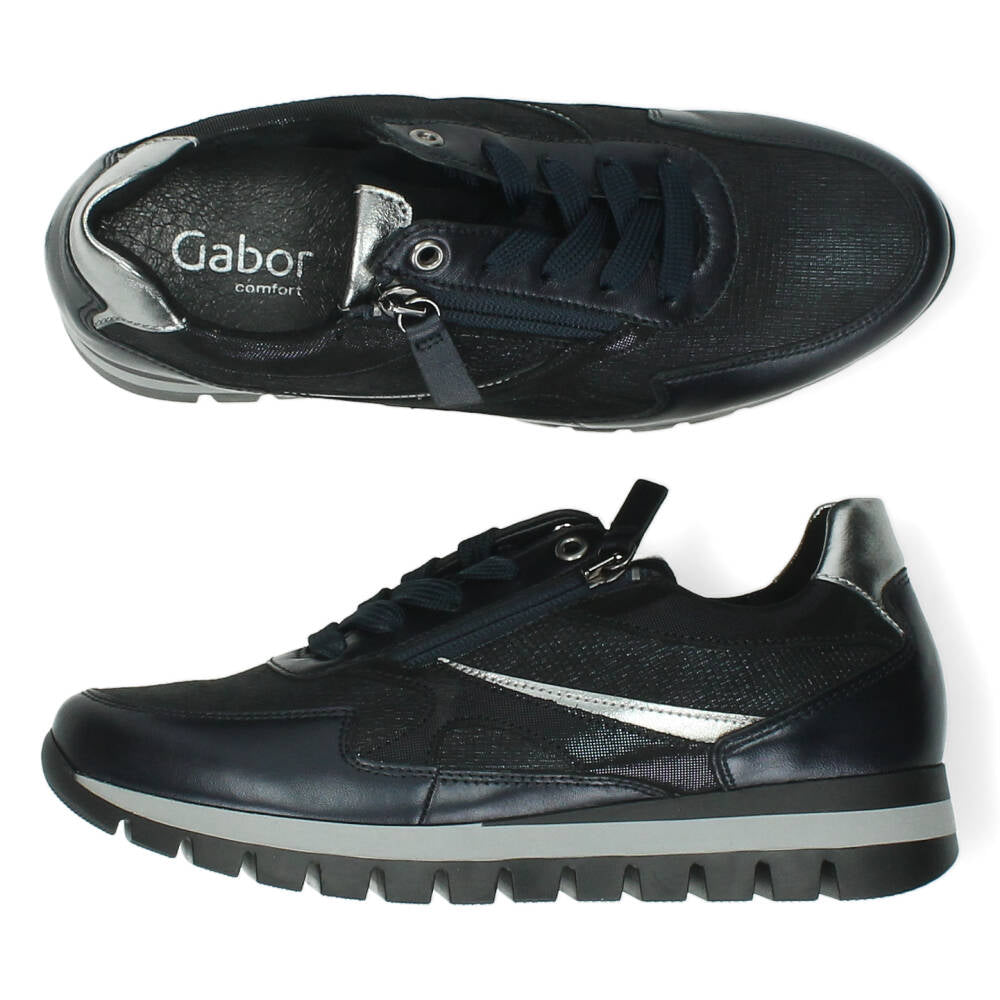 Blauwe sneakers