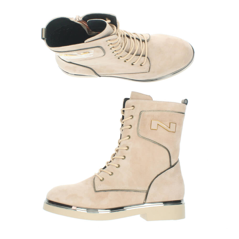 Beige bottines