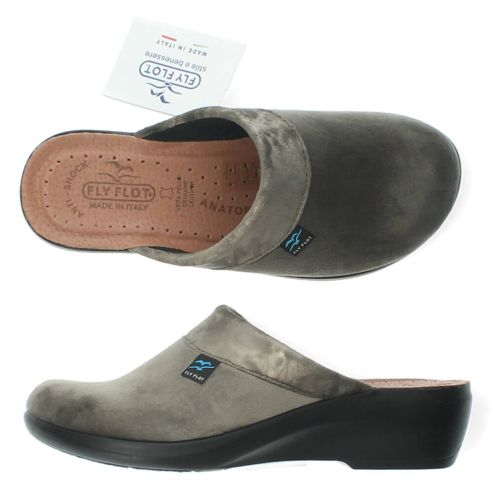 Taupe pantoffels