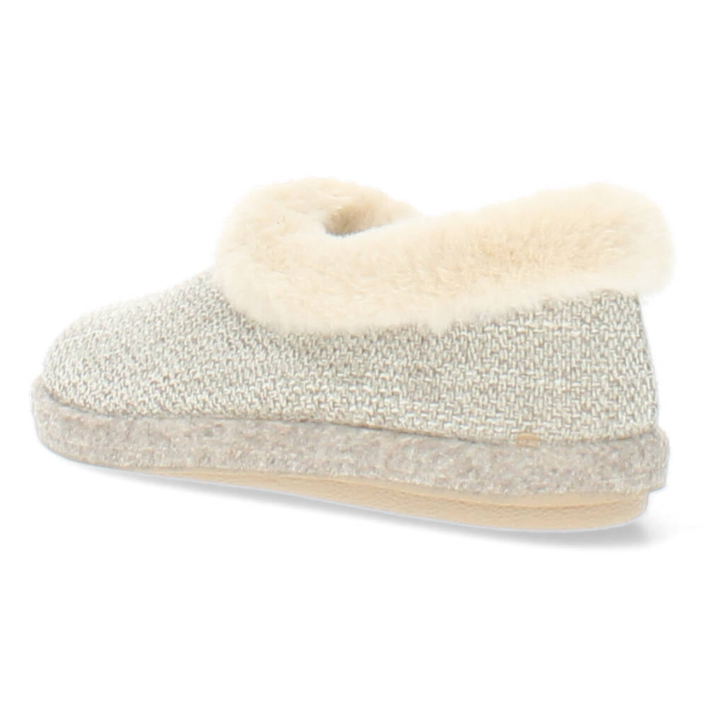Beige pantoffels