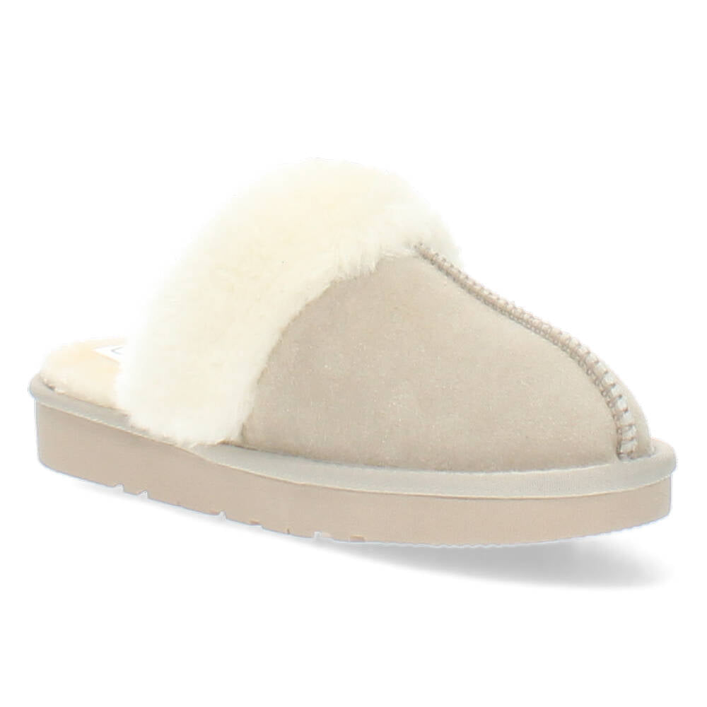 Beige pantoffels