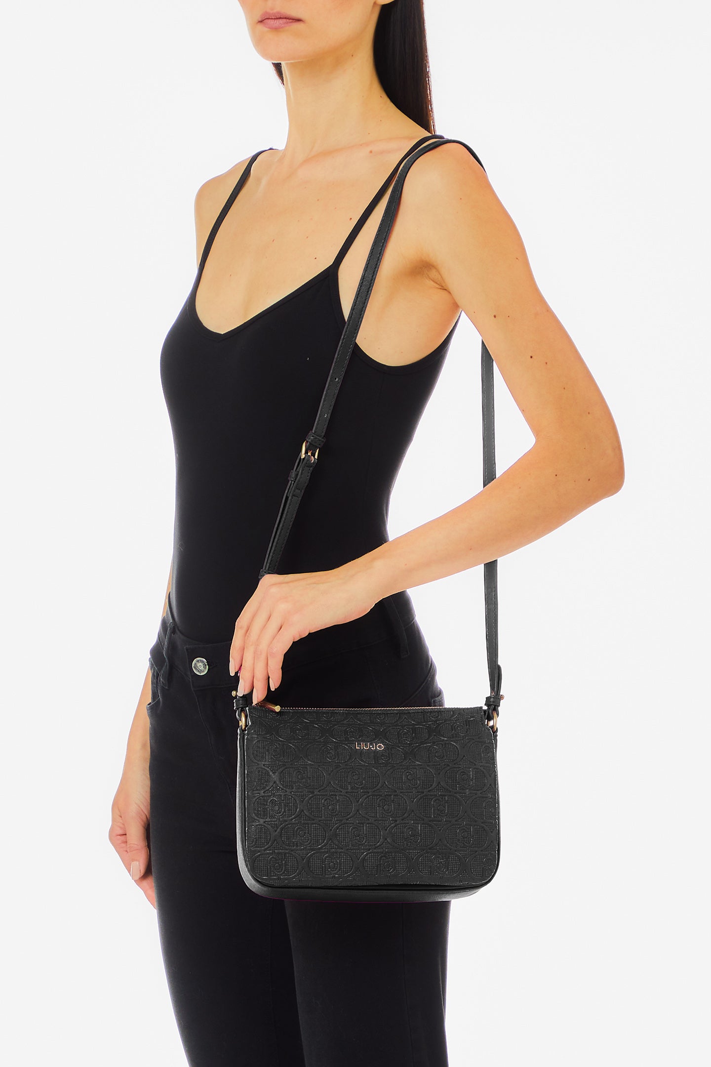 Zwarte crossbody