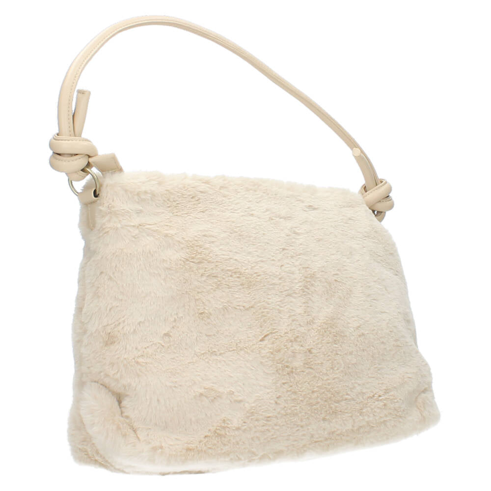 Beige schoudertas