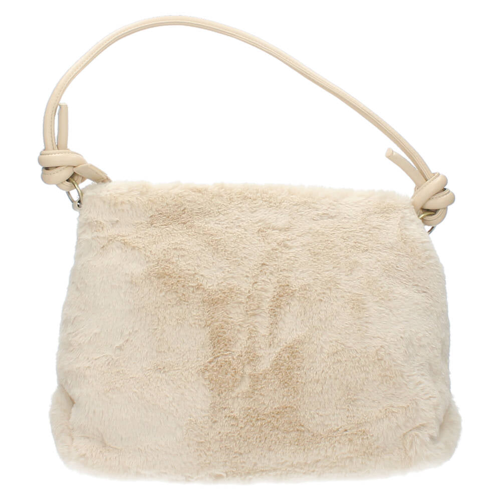 Beige schoudertas