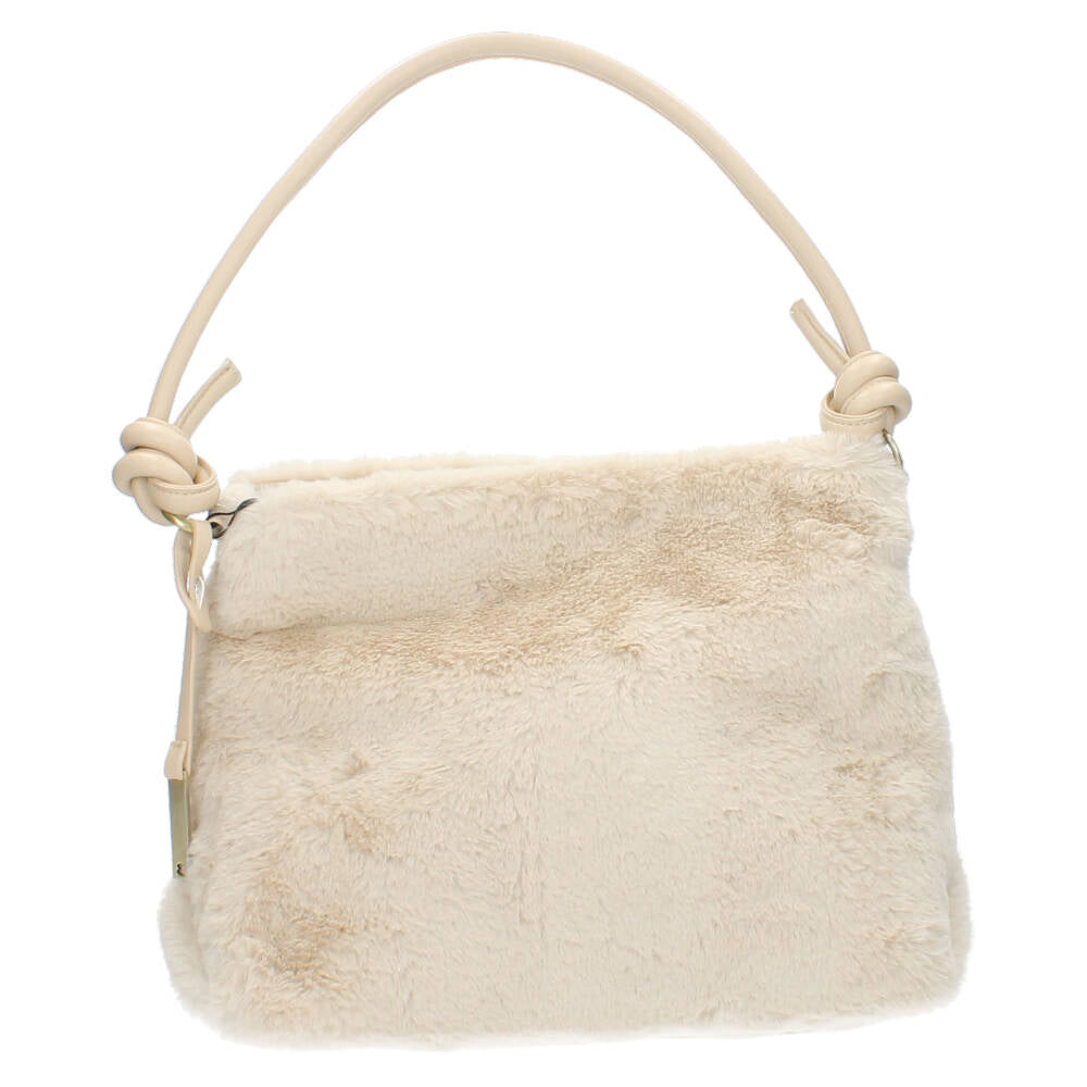 Beige schoudertas