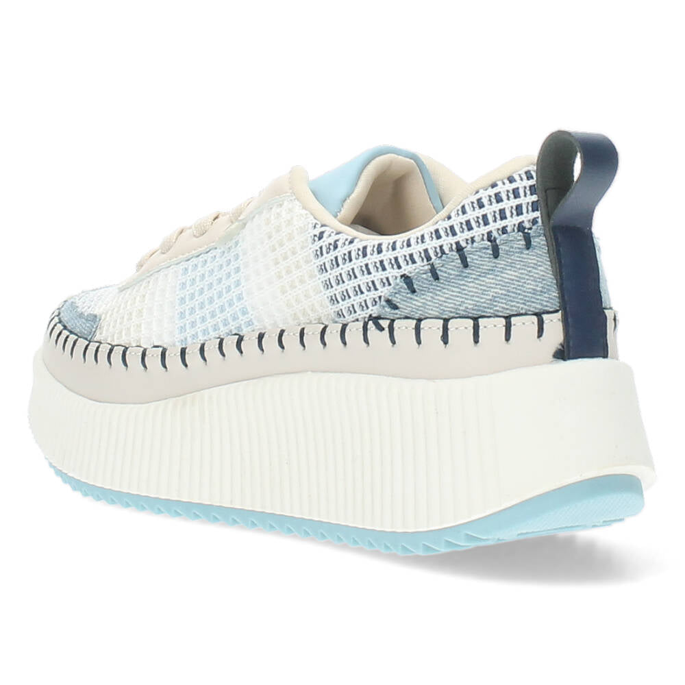 Blauwe sneakers