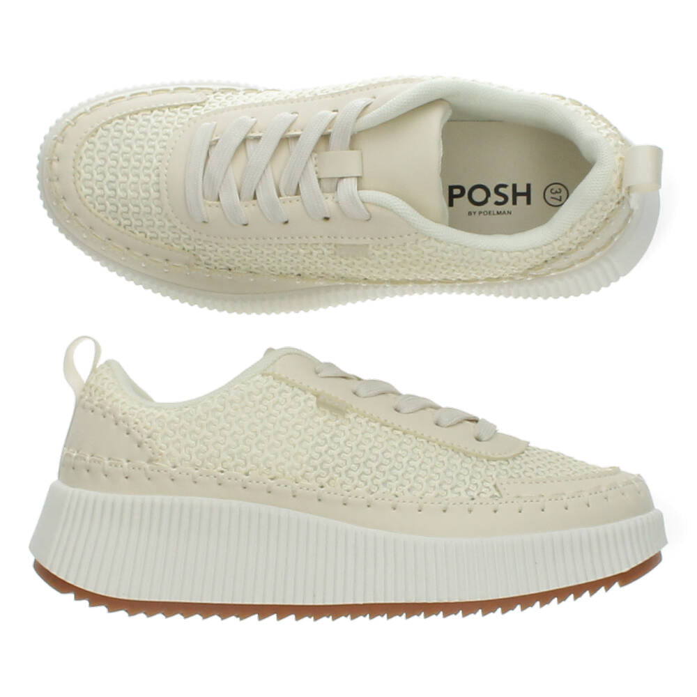 Beige sneakers