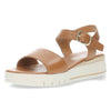 Cognac sandalen
