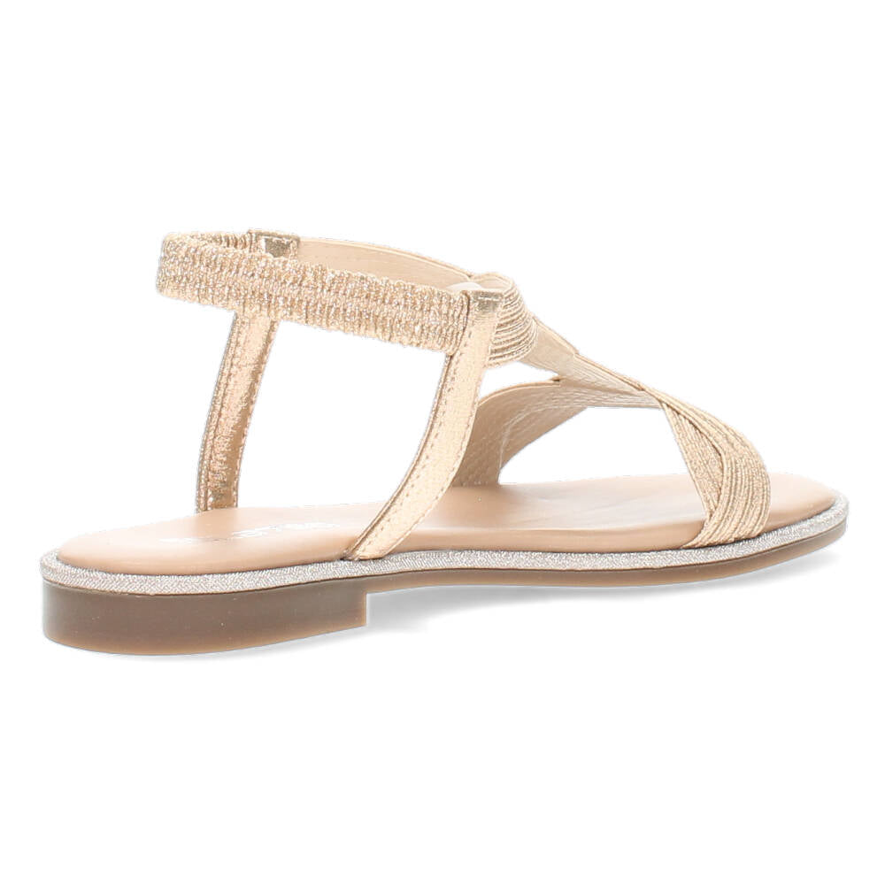 Rosé gouden sandalen