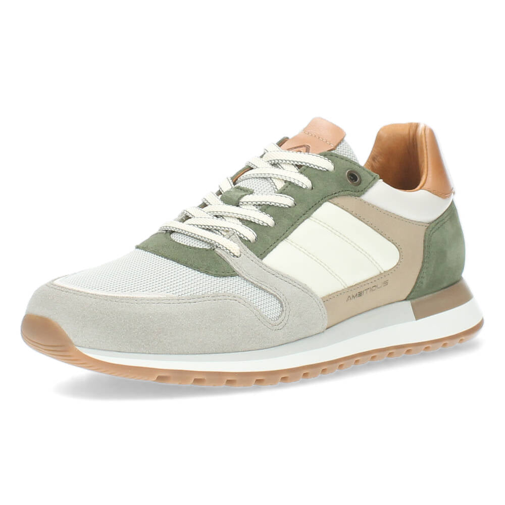 Beige/Groene sneakers
