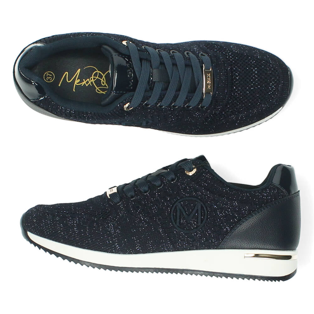 Donkerblauwe sneakers