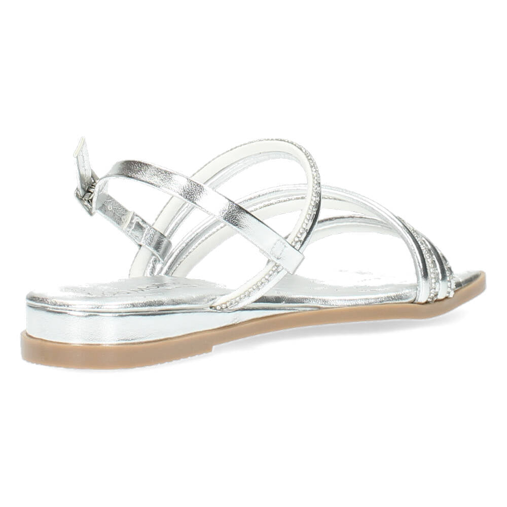 Zilveren sandalen