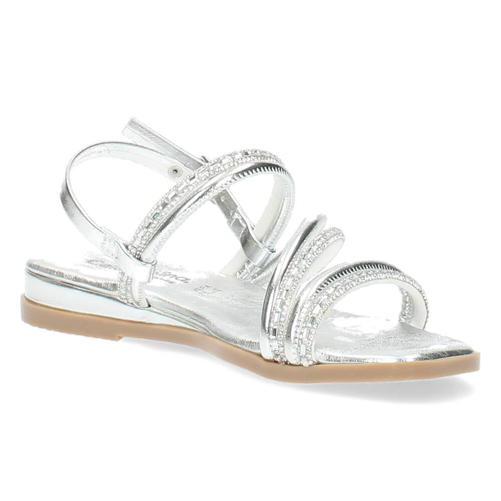 Zilveren sandalen