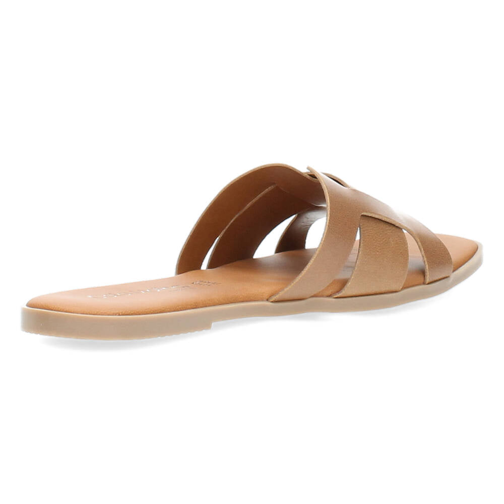 Cognac slippers