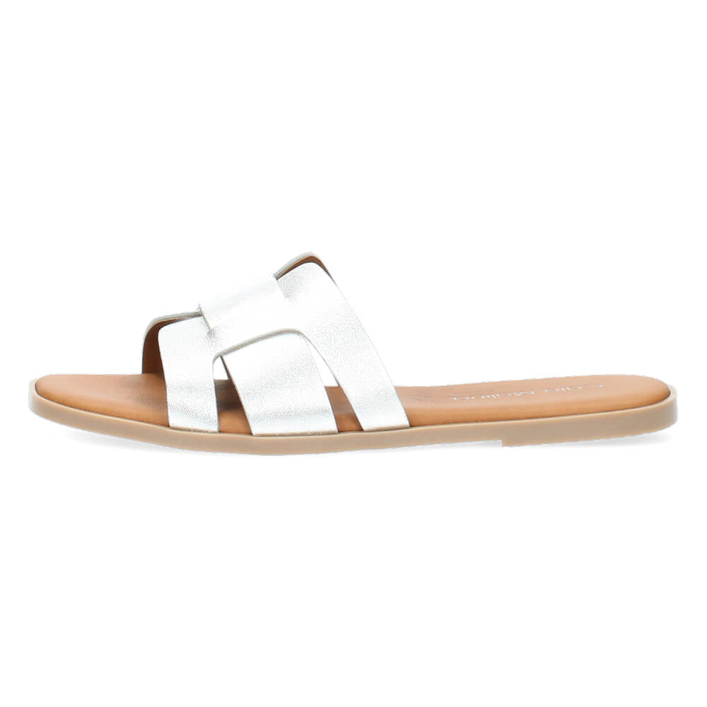 Zilveren slippers