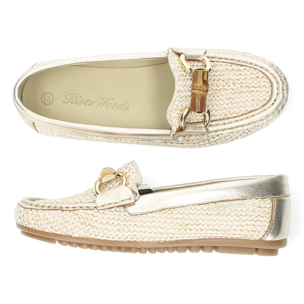 Ecru mocassins
