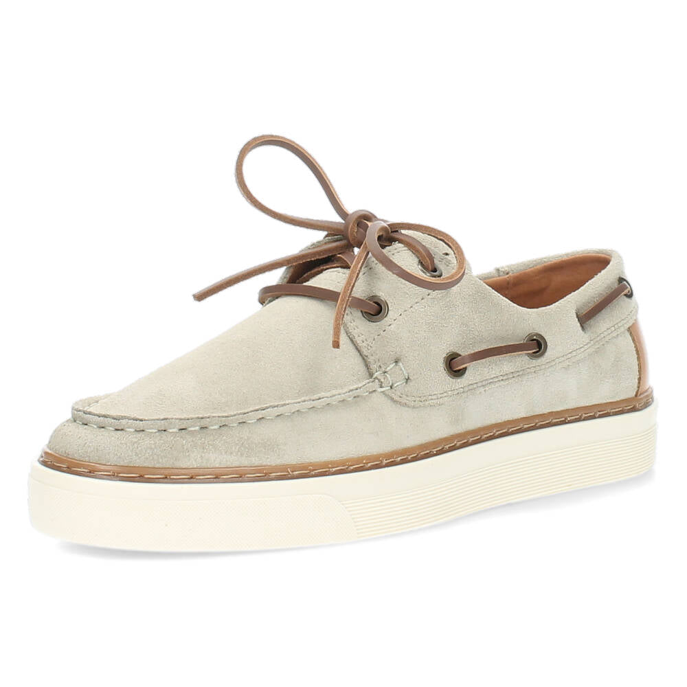Beige veterschoenen