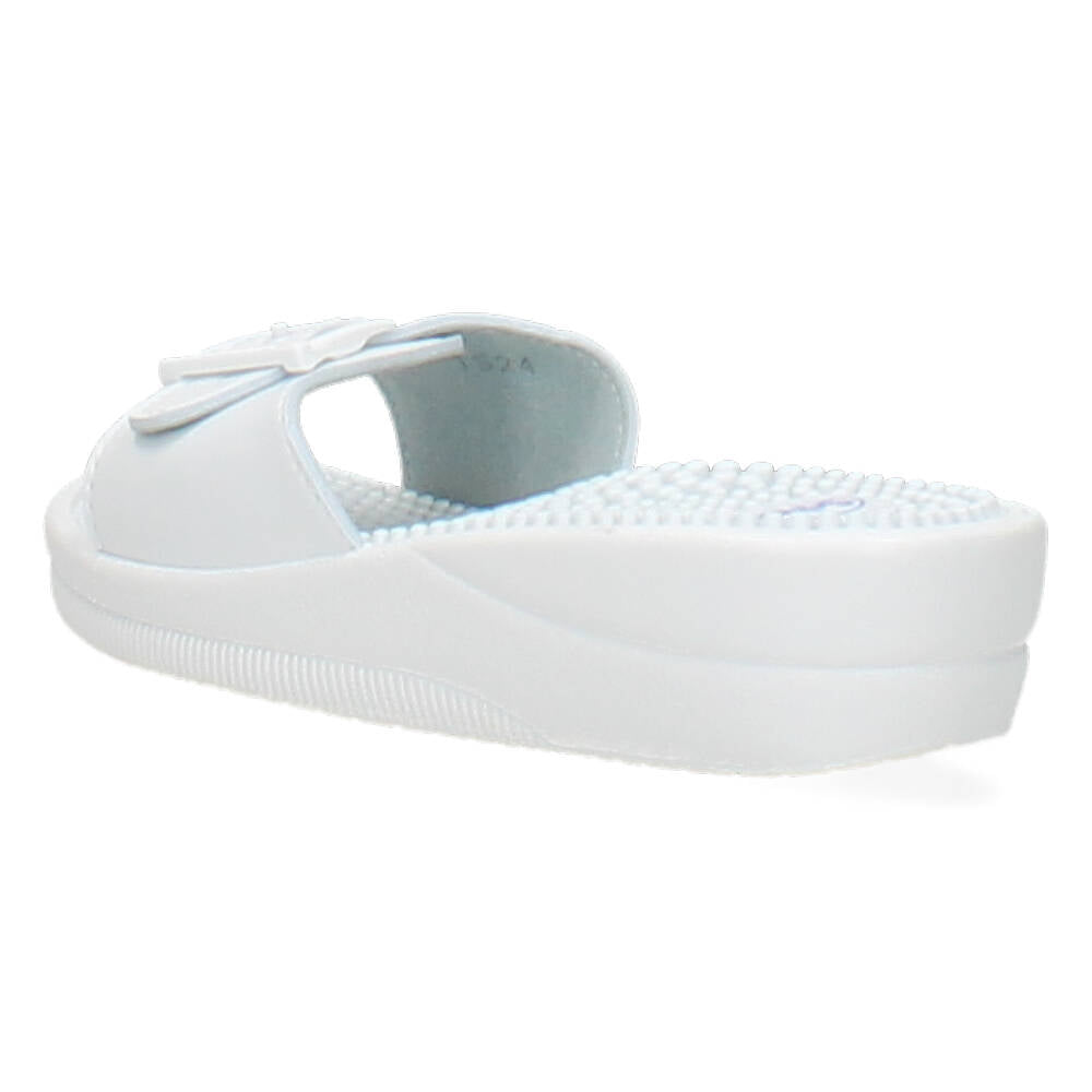 Witte slippers