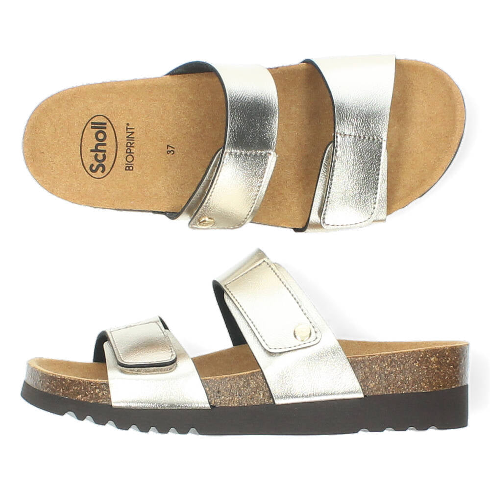 Metallic slippers