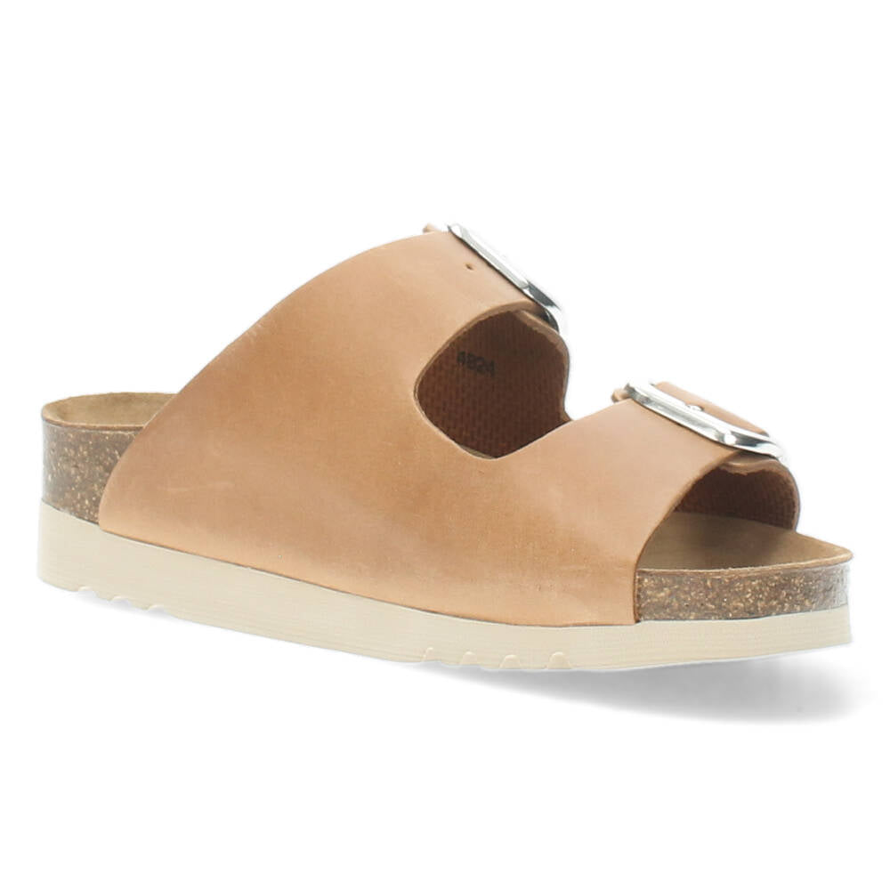 Cognac slippers