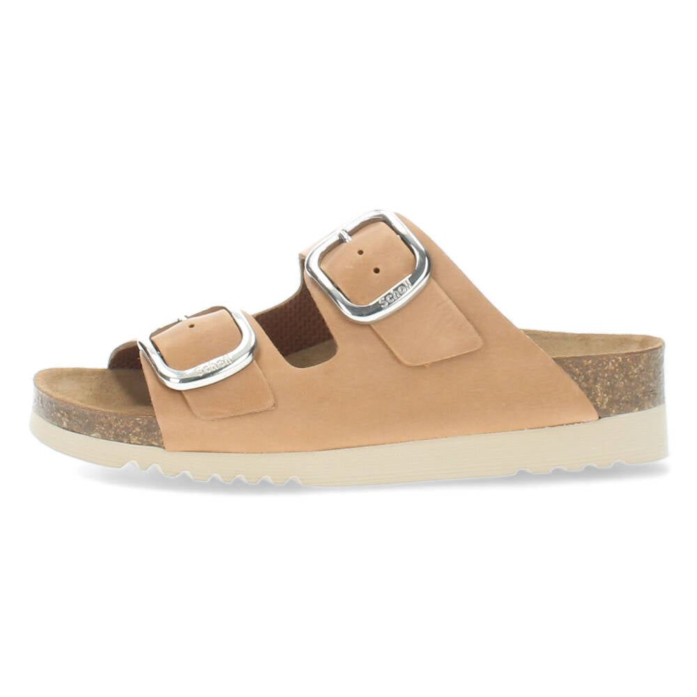 Cognac slippers