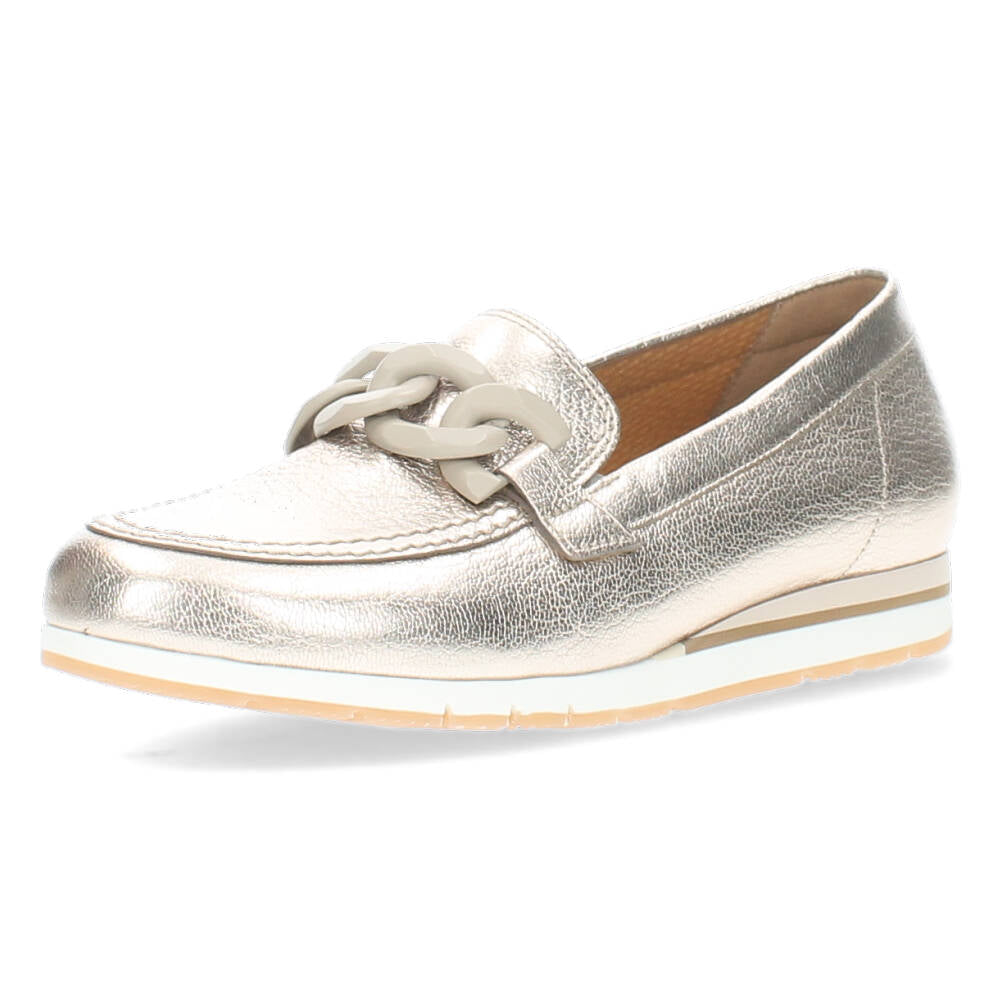 Metallic loafers