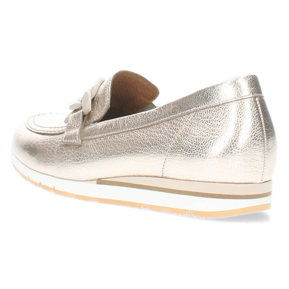 Metallic loafers