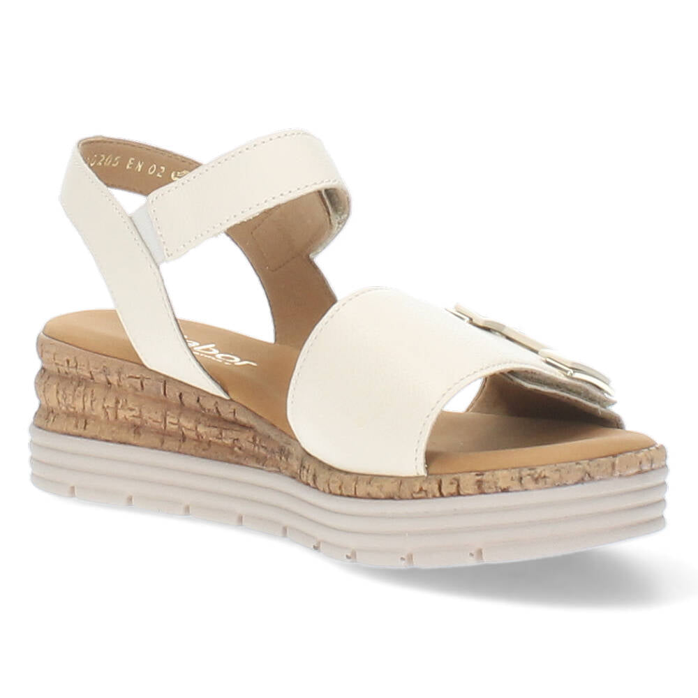 Crème kleurige sandalen
