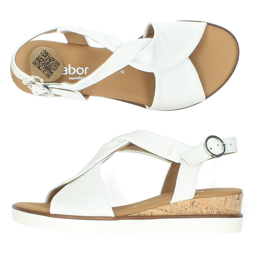 Witte sandalen