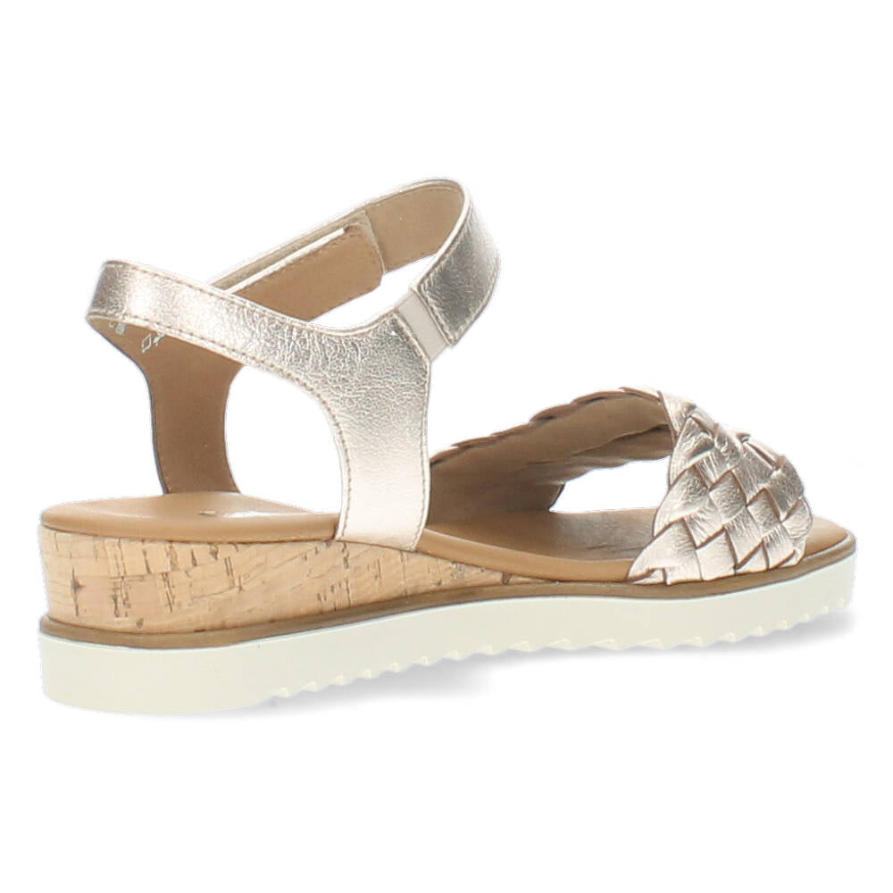 Rosé gouden sandalen