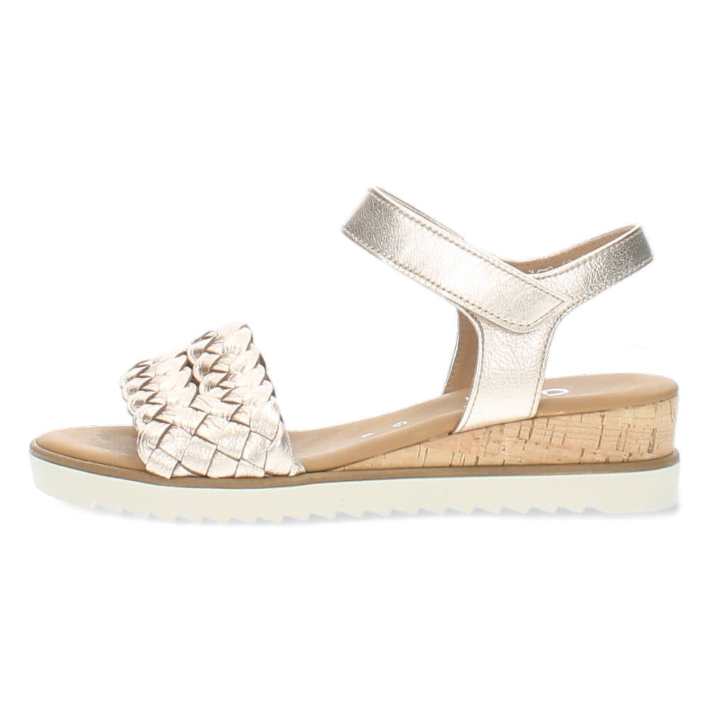 Rosé gouden sandalen