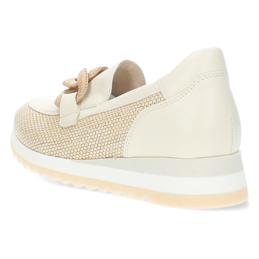 Beige loafers