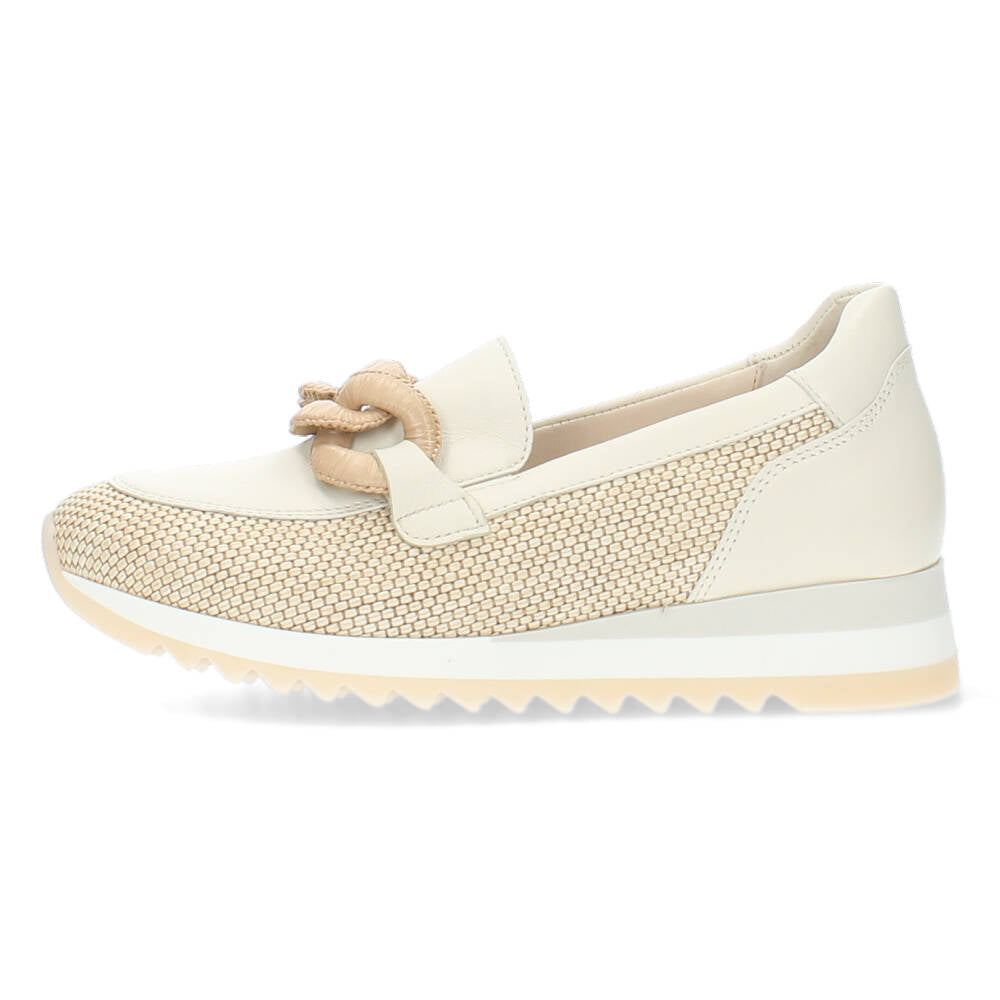 Beige loafers
