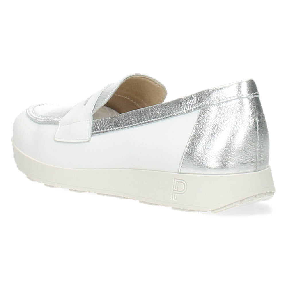 witte mocassin