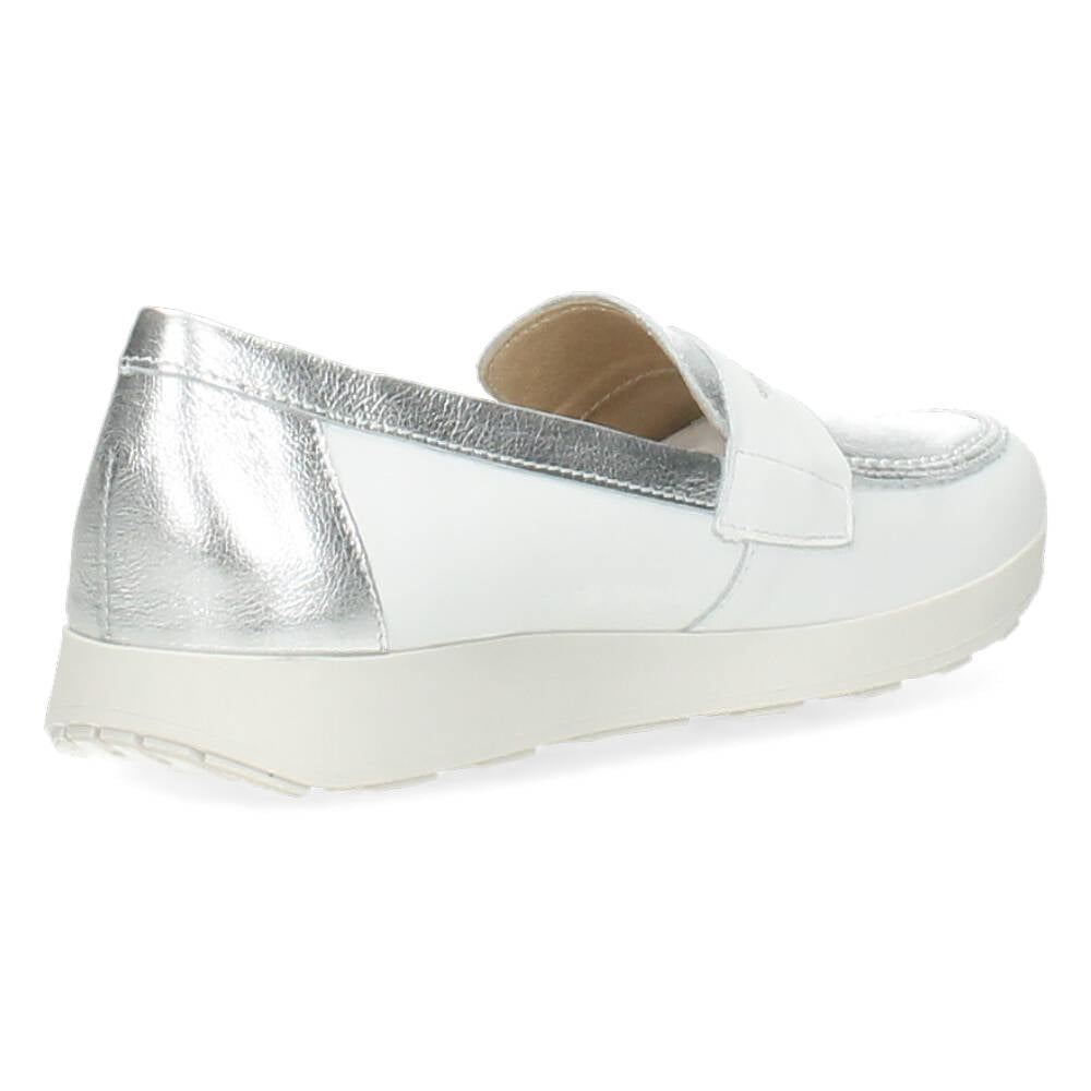witte mocassin