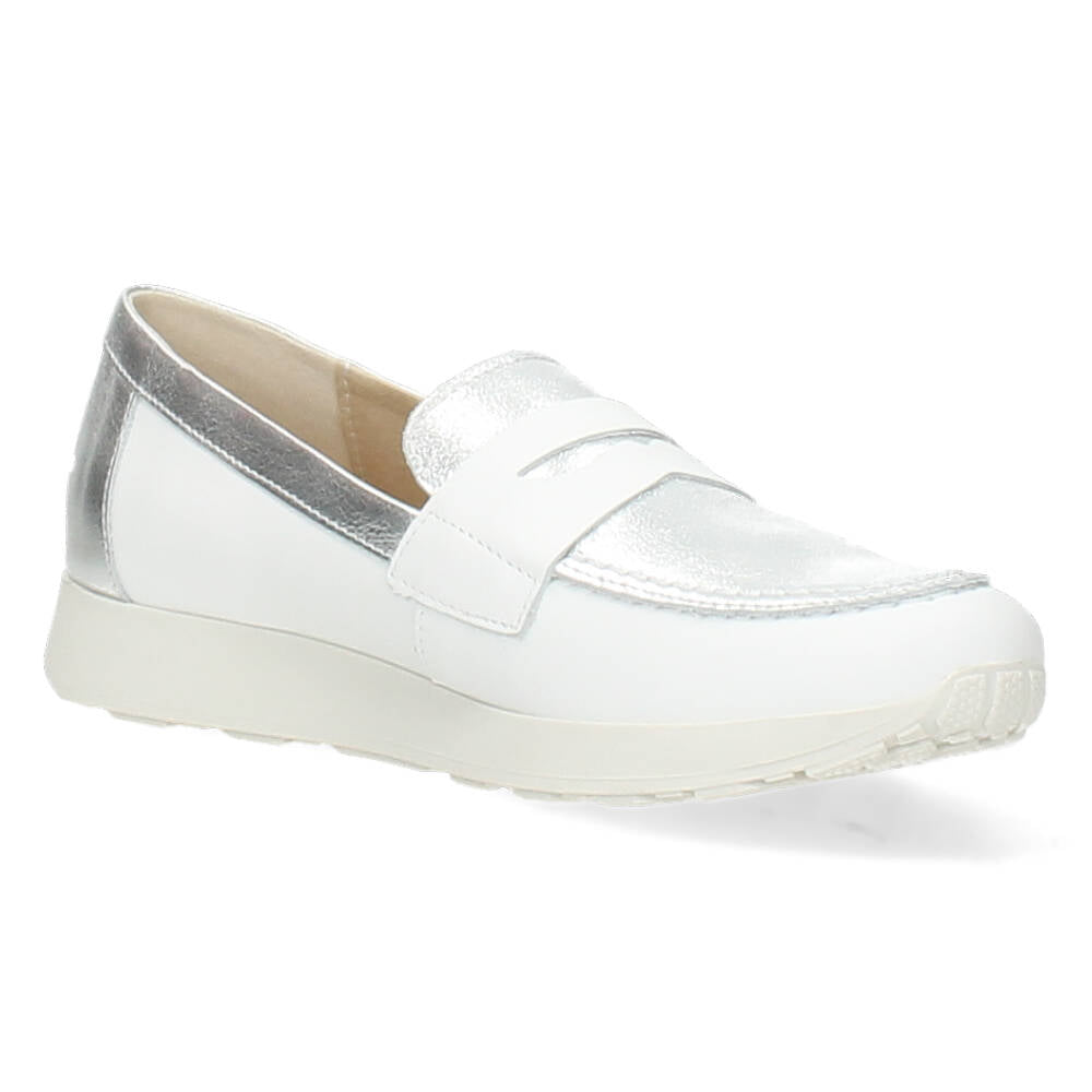 witte mocassin