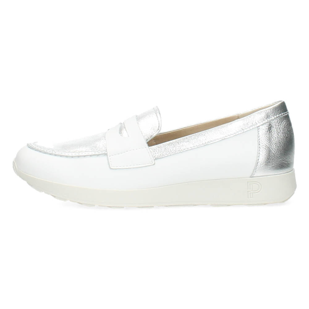 witte mocassin